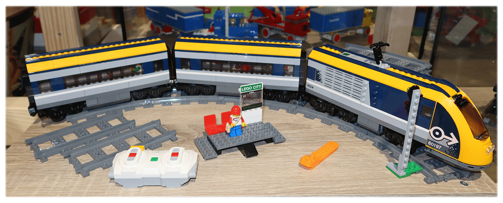 Foto LEGO-Schnellzug Blu-Tooth-fernbedient